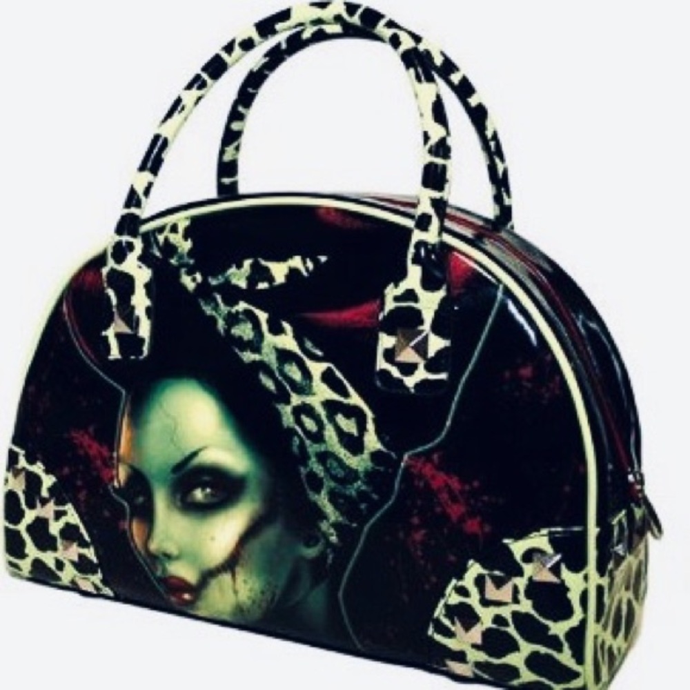 EUC Rare Too Fast Bowling Bag, Zombie Pin-Up Girl